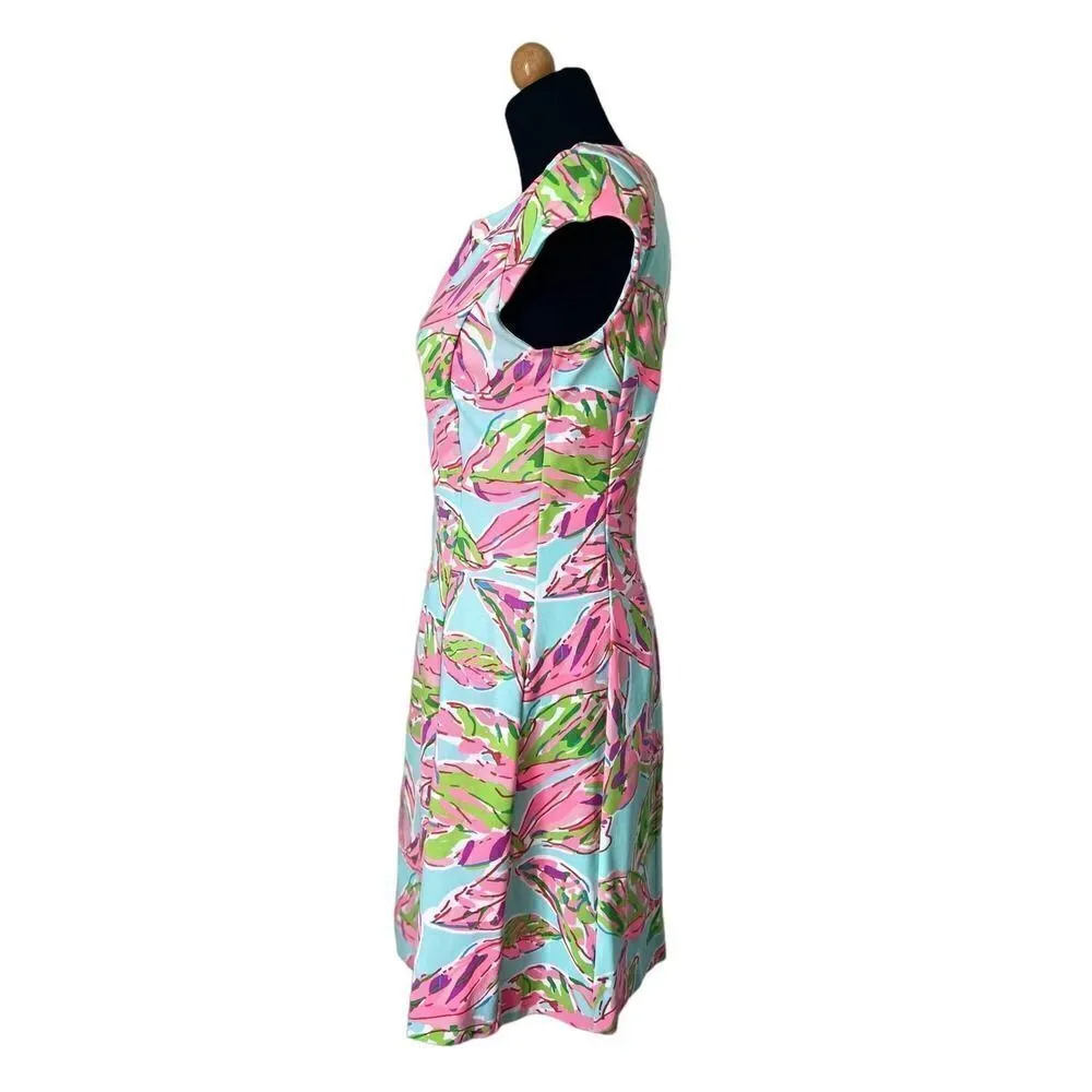 Lilly Pulitzer Briella Dress in the Vias Small Sleeveless Tank Fit Flare Wedding - Image 9