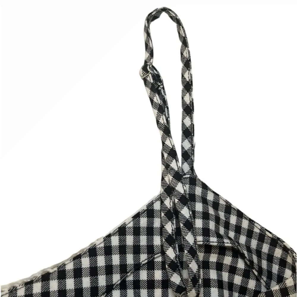 Urban Outfitters Black and White Gingham
Pattern Daisy Bodycon Mini Dres… - Image 6