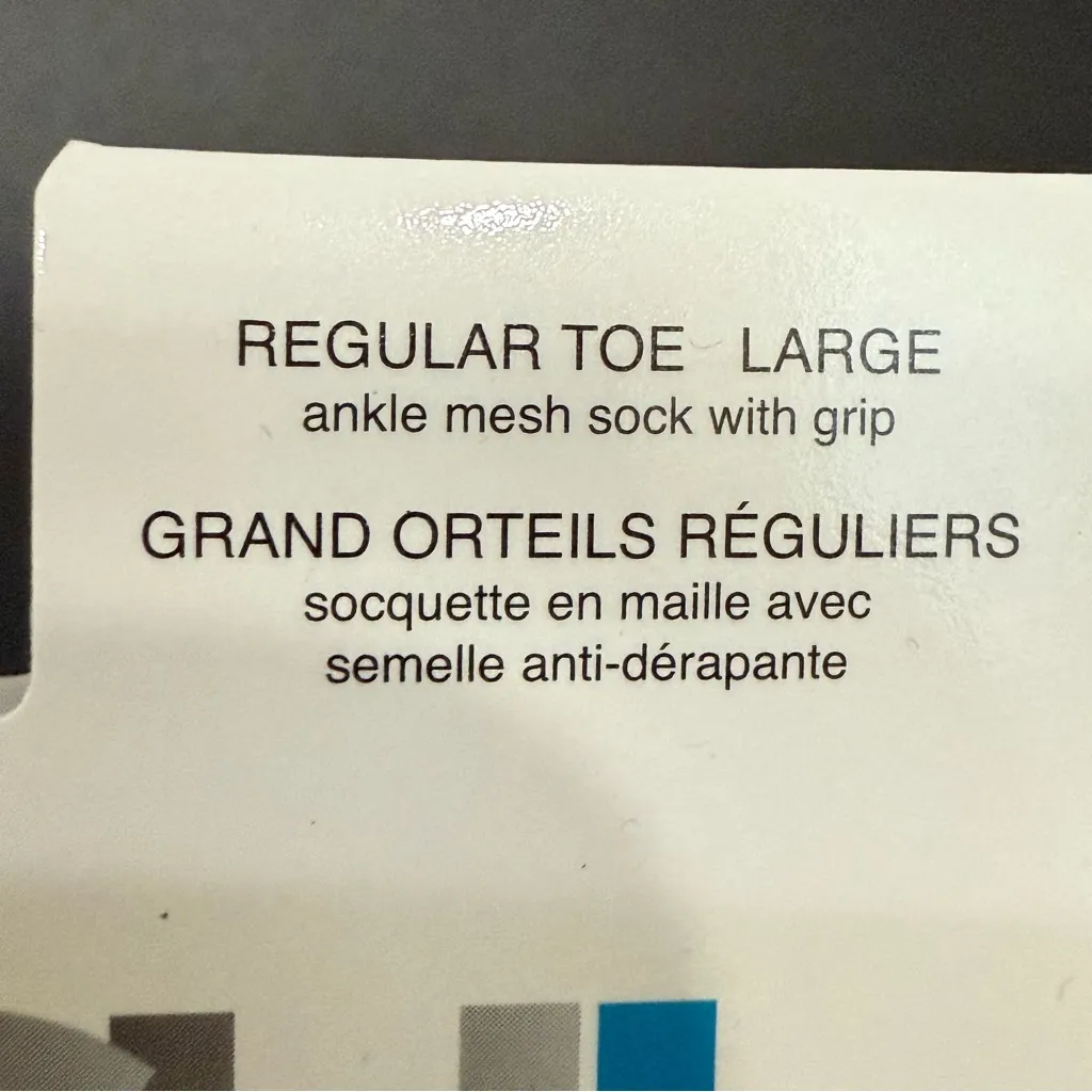 SHASHI Classic Mesh Style Regular Toe Nude Barre Pilates Yoga Full Grip Socks L Tan Size L - Image 5