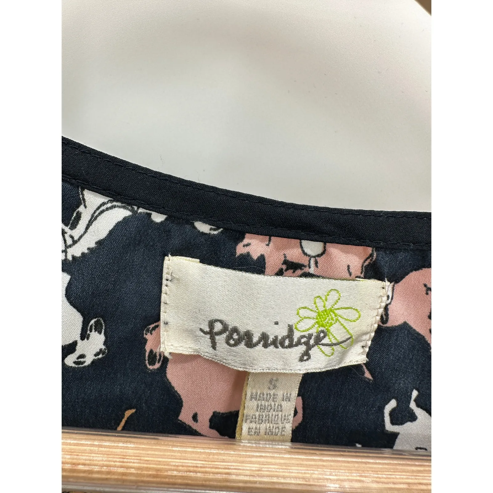 Porridge Womens Navy Blue Horse Equestrian Tank Size S Country Western - Image 5