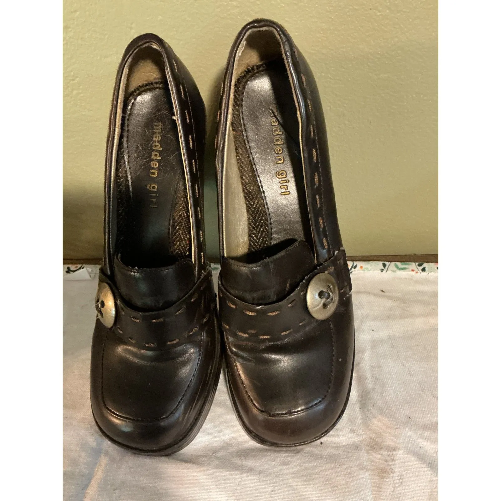 Madden Girl Chunky Heel Loafers - Image 2