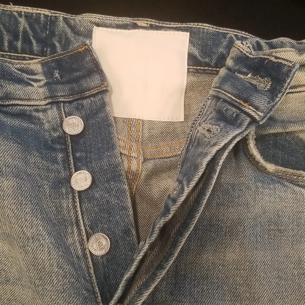 đź’•MOTHER SUPERIORđź’• Super Stunner Ankle Jeans Say Amen Again! 26 *Missing Button Blue - Image 16