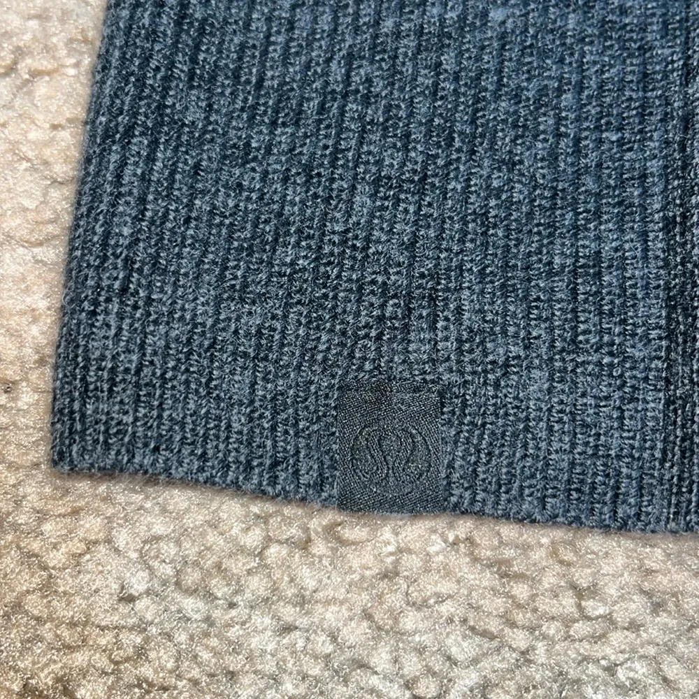 Lululemon Merino Wool-Blend Ribbed Crewneck Sweater Heathered Black 2 - Image 12