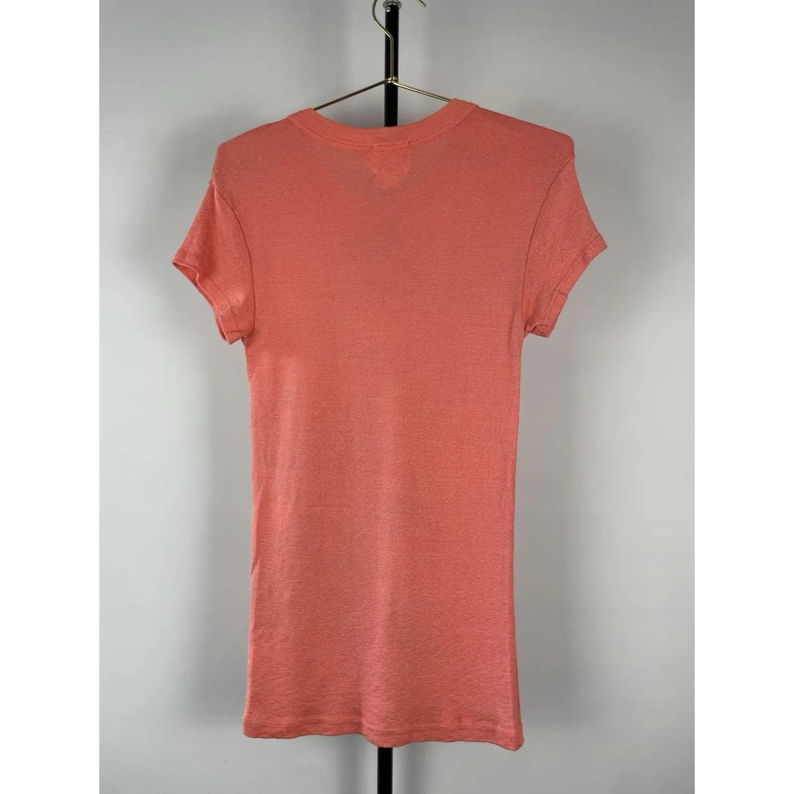 Michael Stars Anthropologie Coral Women's Basic Short Sleeve Tee Shirt Size OS - Image 4