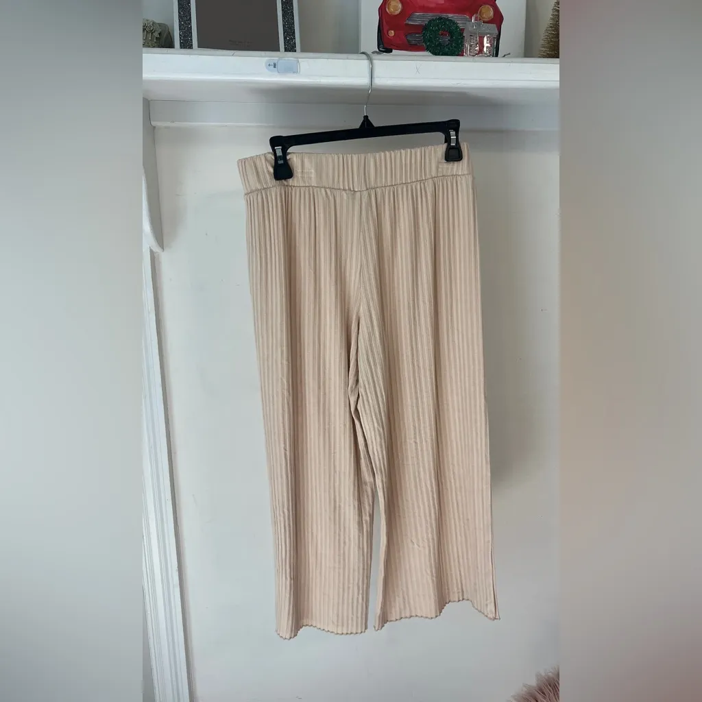 Alfani Cream Wide Leg Women's Pants - Image 3