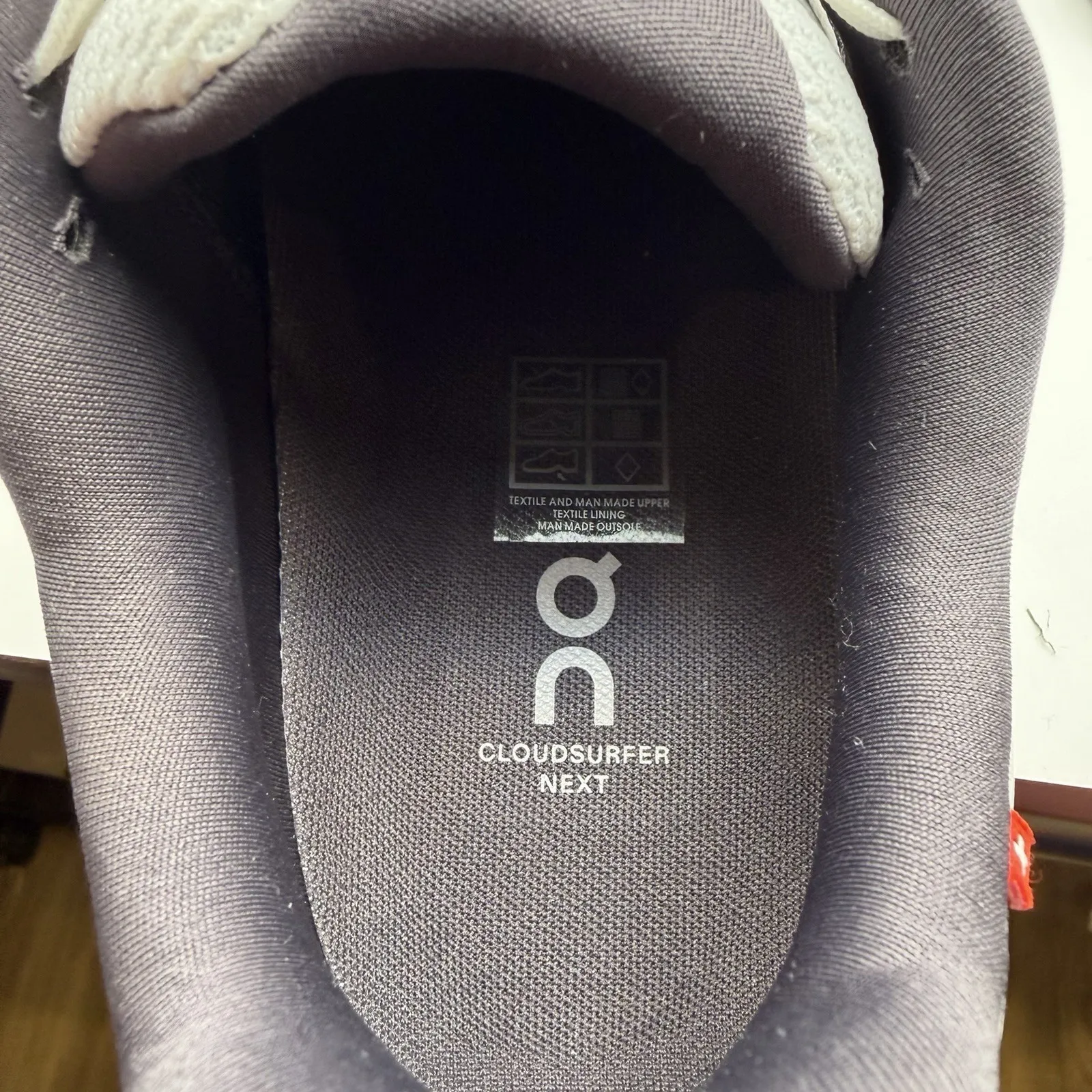 New On Cloudsurfer Next Glacier White Womens Size 11 3WE30050070 Running Shoes Gray - Image 8