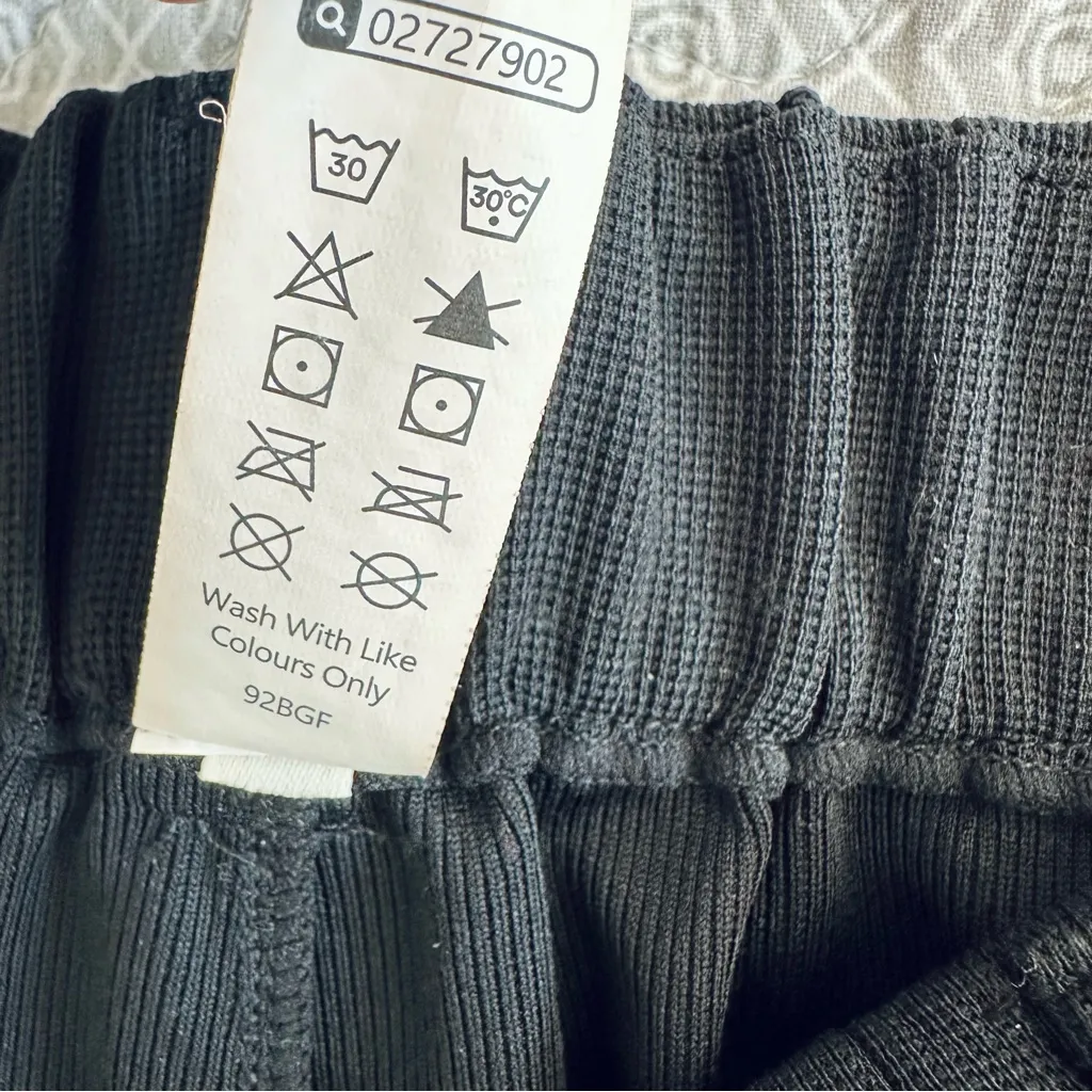 HALARA Breezeful High Waisted Wide Leg Quick Dry Work Pants Pockets Black Size S - Image 15