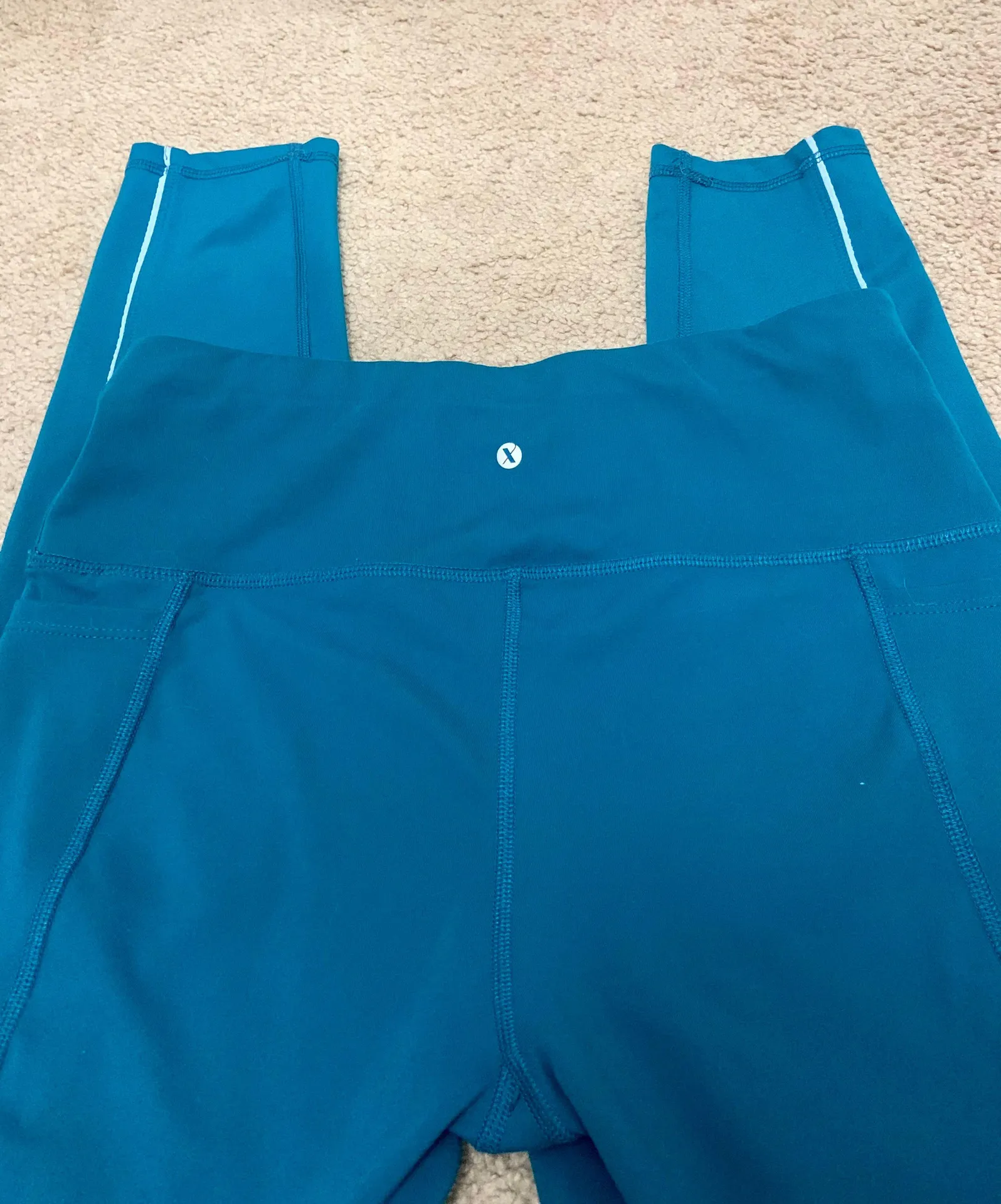  Size Medium Blue Active Leggings  - Image 2