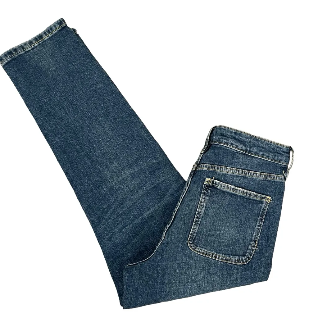 NWT ANTHROPOLOGIE Pilcro High Rise Distressed Slim Straight Denim Jeans 29 - Image 13