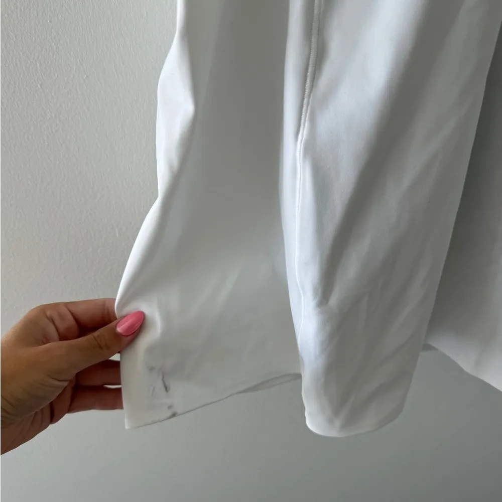 SPANX White Get Moving Zip Front Mini Dress S - Image 8