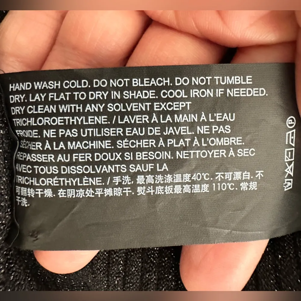 Theory Black Sleeveless Knit Fit & Flare Dress size small - Image 5