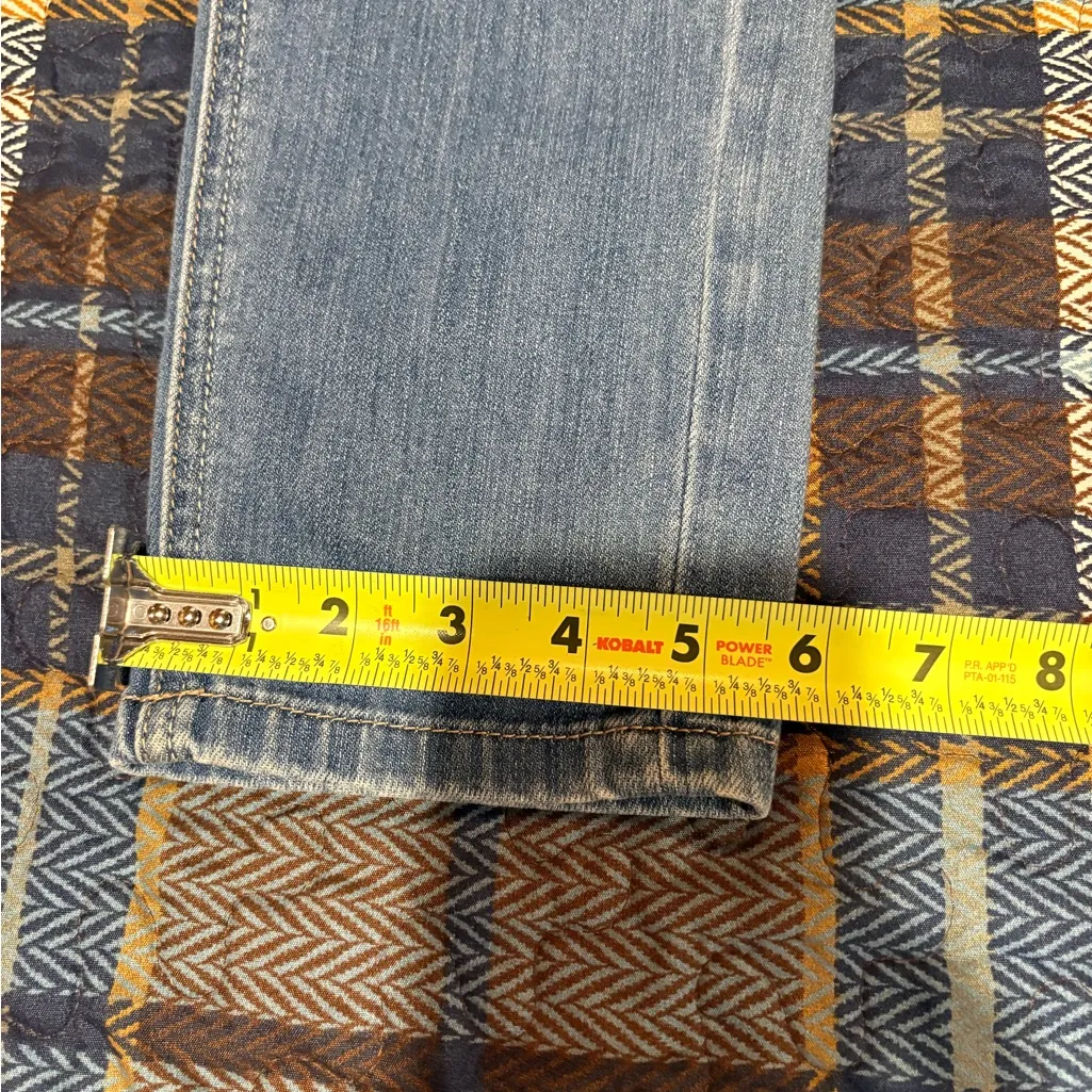 White House Black Market The Girlfriend Jeans Size 2 Skinny Stretch Distressed - Image 11