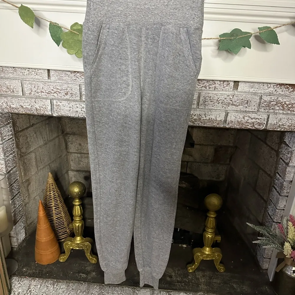 MWL Madewell Foldover waist band sporty heathered joggers size Xxs - Image 3