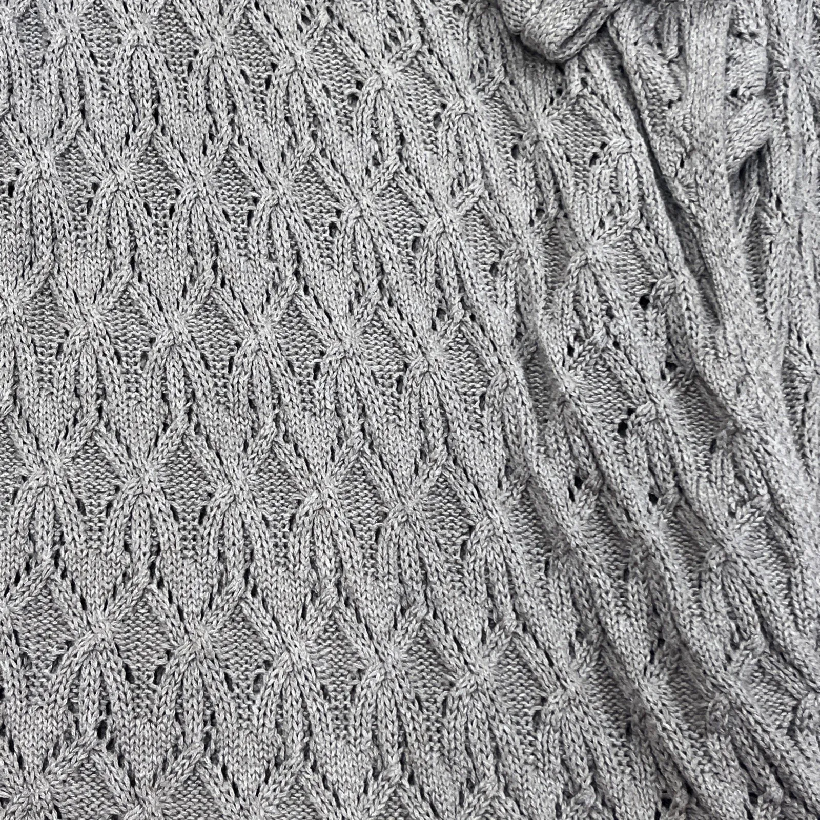 Artisan NY Women's Open Front Cardigan Sweater Size Small Beige Boho Cottage - Image 4