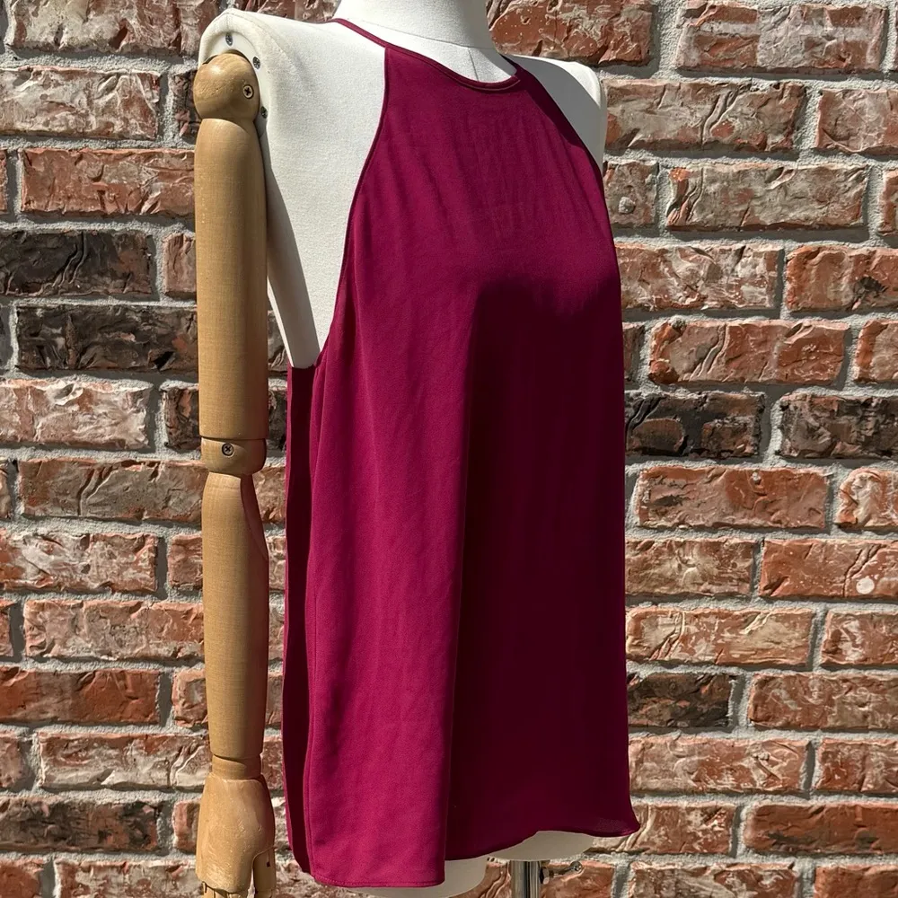 Ann Taylor LOFT Sleeveless Magenta Top / S / Excellent condition - Image 3