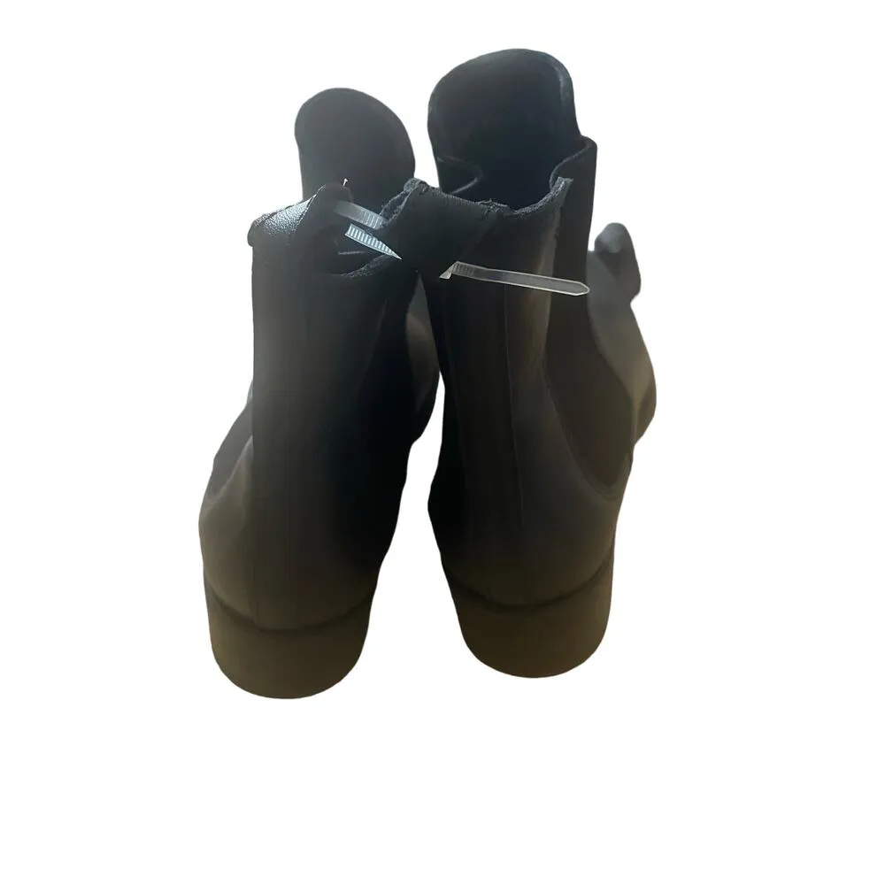 Black All leather Tapered Toe Womens Boots, S52 Size 6 - Image 4