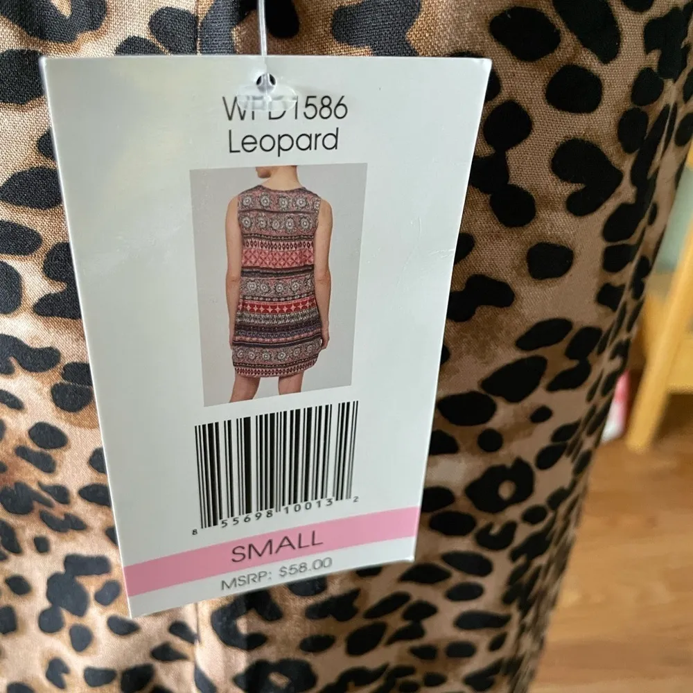 NEW beachlunchlounge  Leopard Print Dress Size Small - Image 5