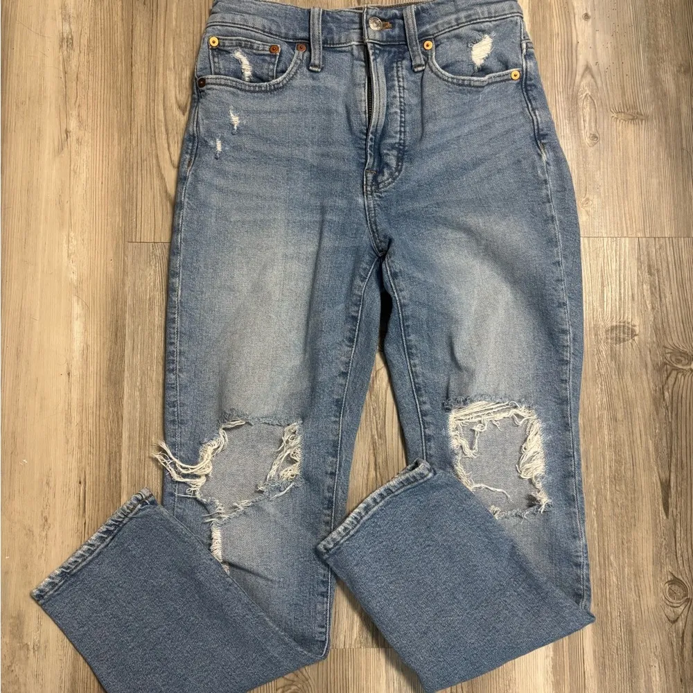 Madewell The Pefect Jean Size 25, waist is 13 with stretch to 15 inseam is 26 - Image 6