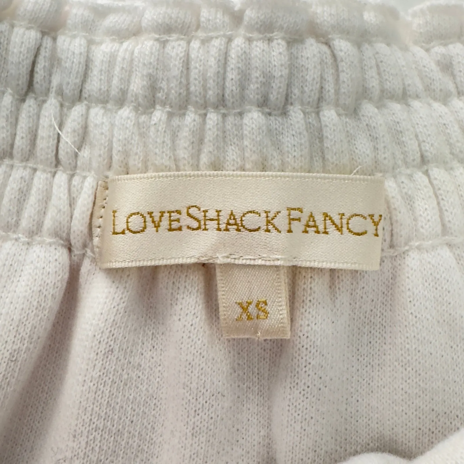 LoveShackFancy Ruffle Mini Skirt XS Pastel Tie‎ Dye Elastic Waist Feminine Boho - Image 6