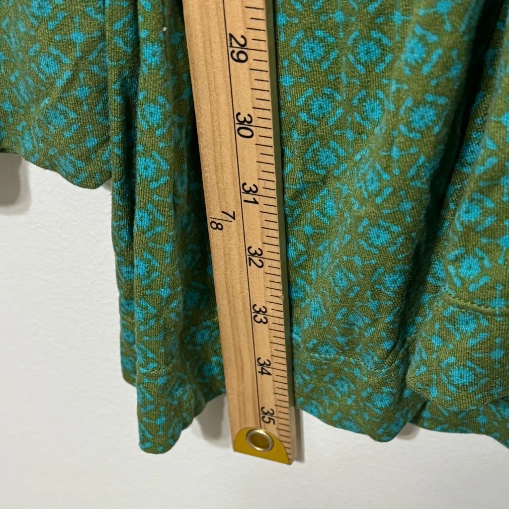 Free People Shayla Mini Dress in Green Size Large Boho Festival Beach Summer - Image 7