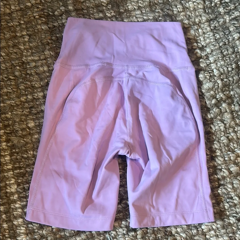 Outdoor Voices Pinkish‎ Purple Nylon Spandex Biker Shorts Size XS - Image 7