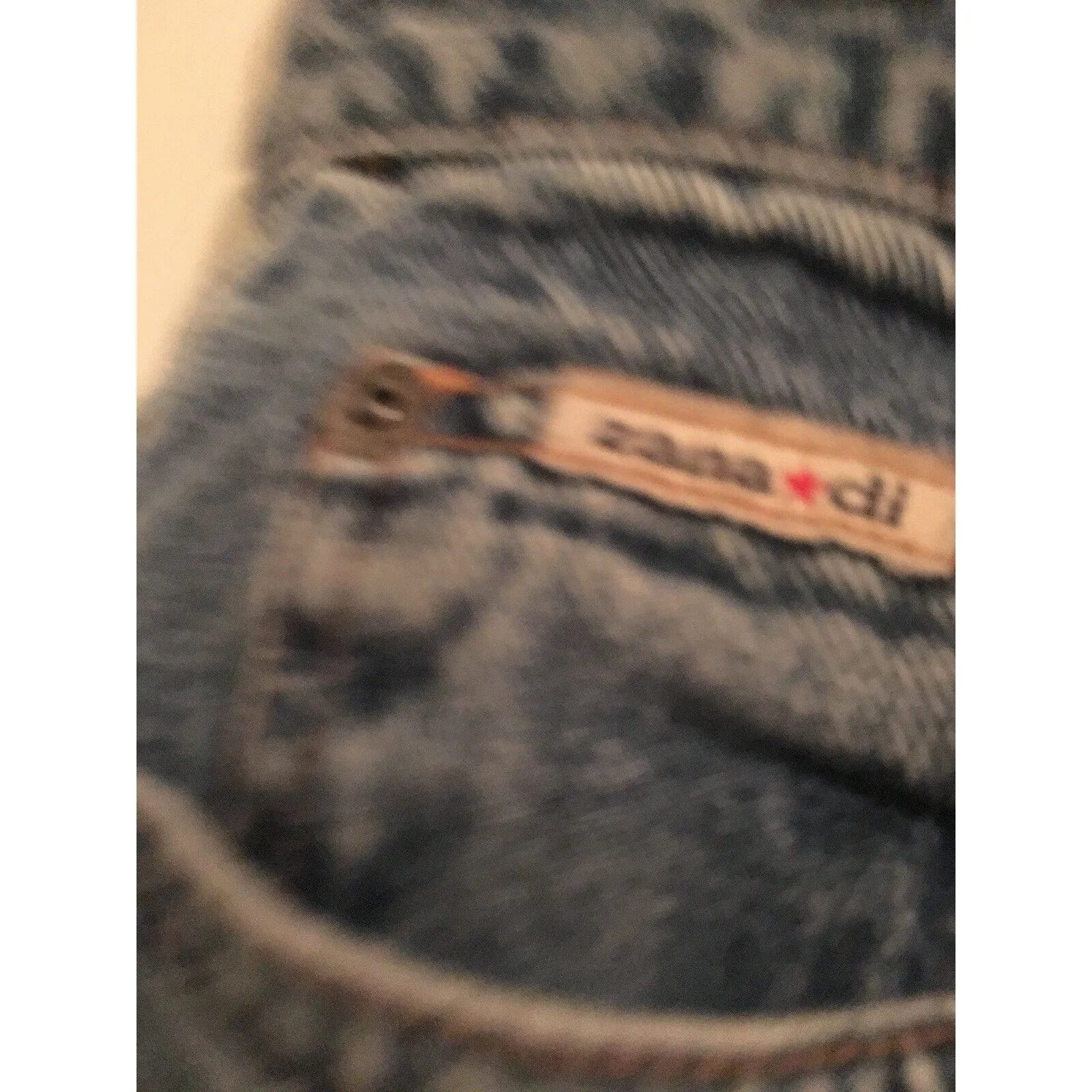 Zana Di Women's Juniors Blue Jean Shorts Pockets Size 11 - Image 5