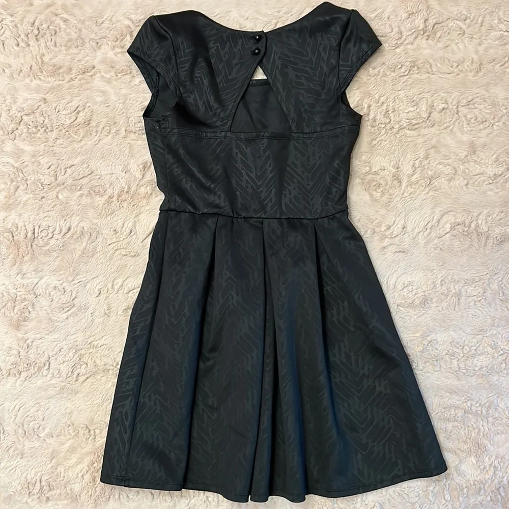 size s black pleated style dress - Image 7