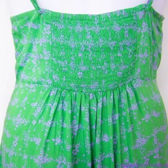 NEW Intimately Free People Caught Up Printed Slip Dress,‎ Green, S - Image 15