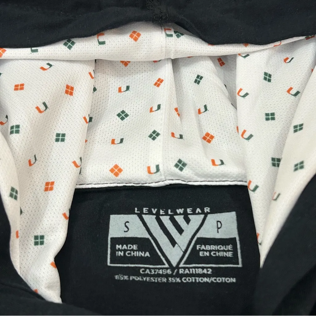 NCAA University Of Miami Hurricanes Levelwear Lightweight Sweatshirt Women’s S - Image 4