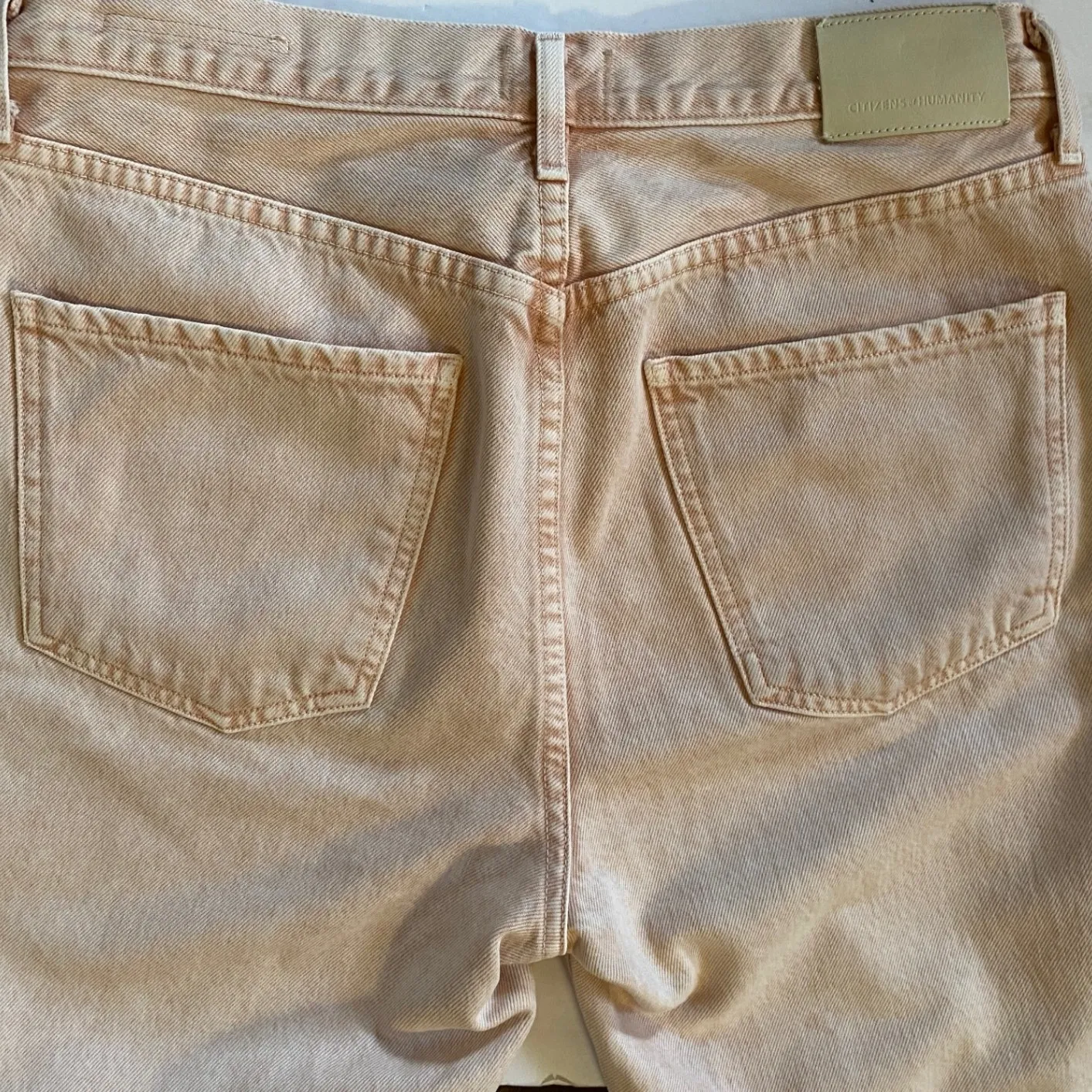 Revolve Citizens of Humanity Jolene HighRise Straight Leg Jeans Rosewater 28 EUC - Image 15