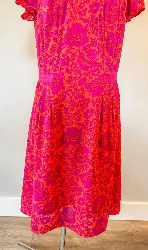Boden USA Boden Easy Day Pink Orange Dress - Image 8