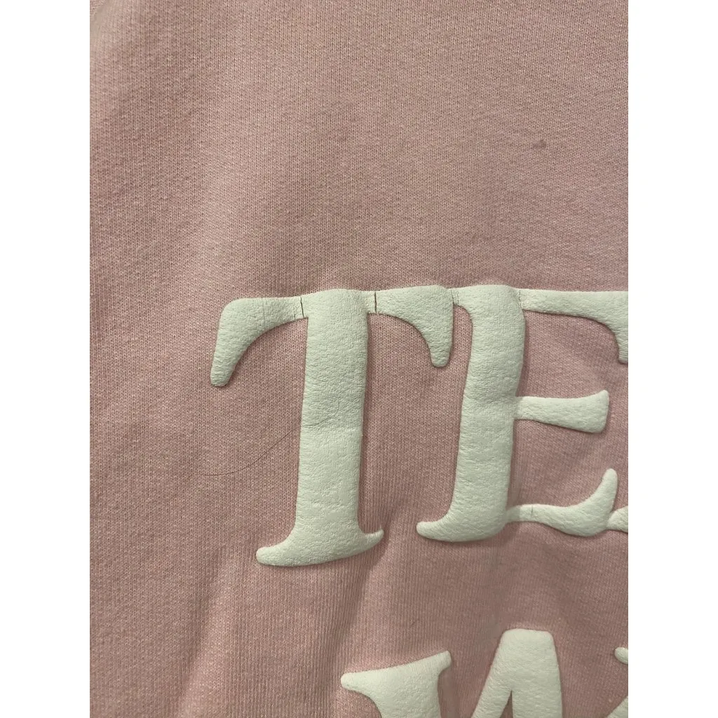 Lonely Ghost Sweatshirt Womens Medium Pink Text Me When You Get Home Fleece - Image 2