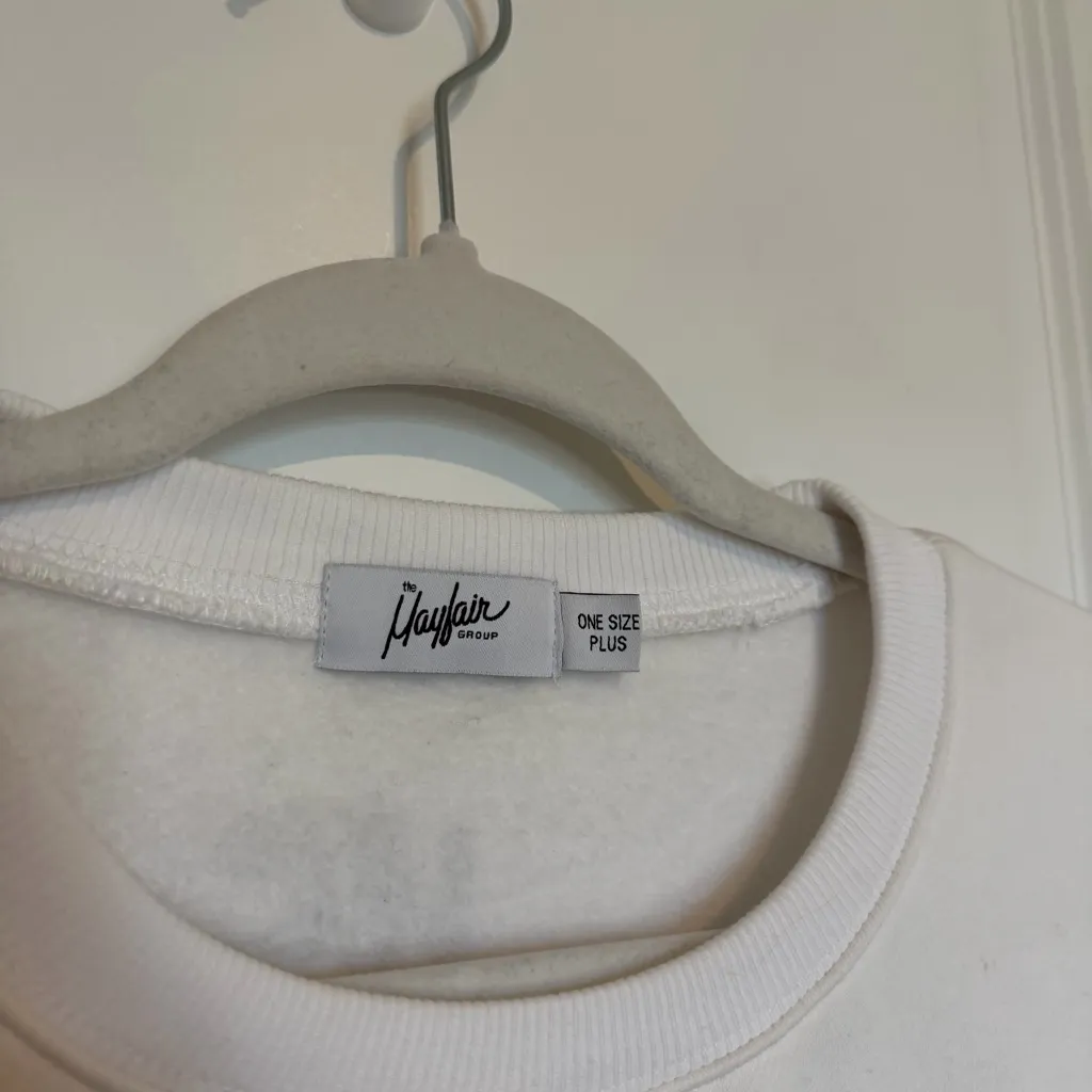 Mayfair x iscreamcolour Somebody Loves You Crewneck White Size XXL - Image 6