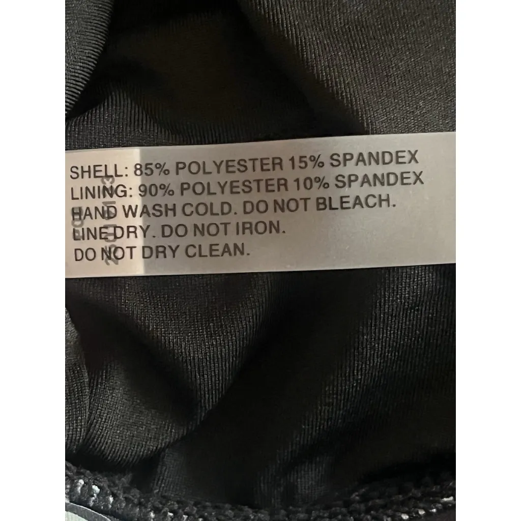 Tempt Me Swim Suit Set 3 Piece Womens Size XL Swim Tops Shorts Black Teal NWT - Image 10