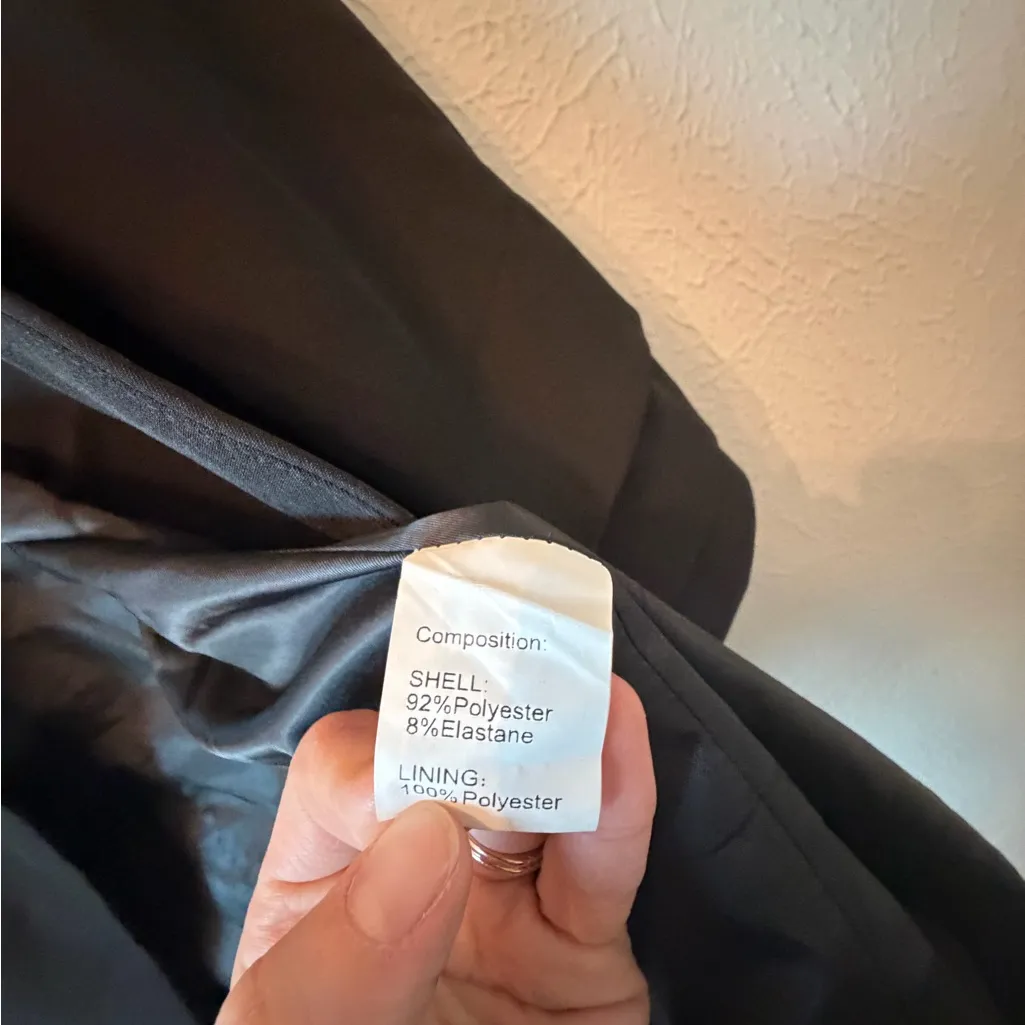 Black Blazer Jacket Size M - Image 6