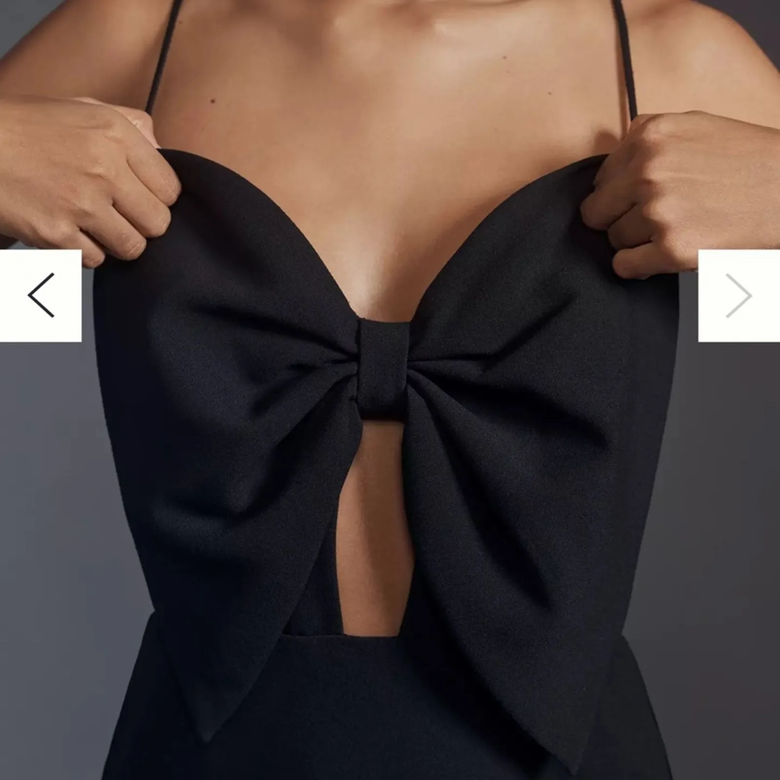 Bardot Paula Bow Midi Dress XS - Image 4