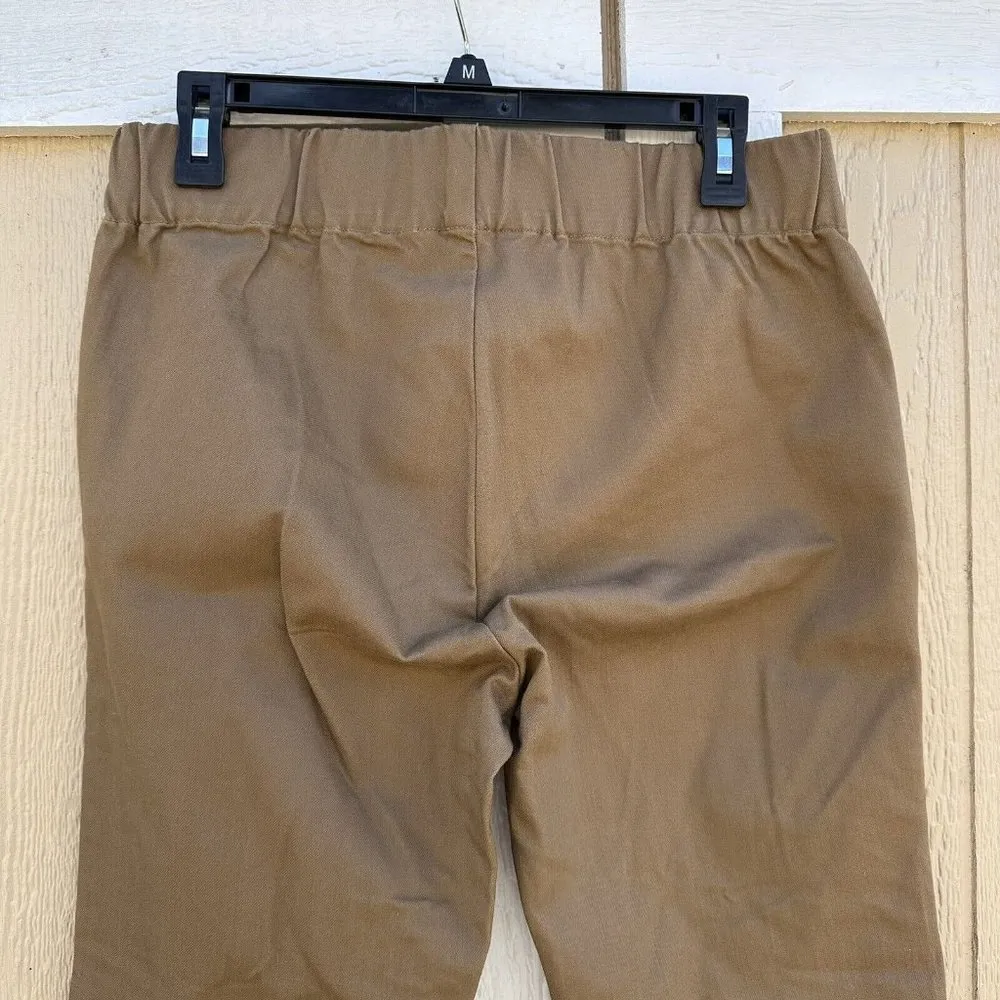 Soft Surroundings Tan Pull On Metro Legging Pants 27431 Size Small Stretch Snap - Image 4