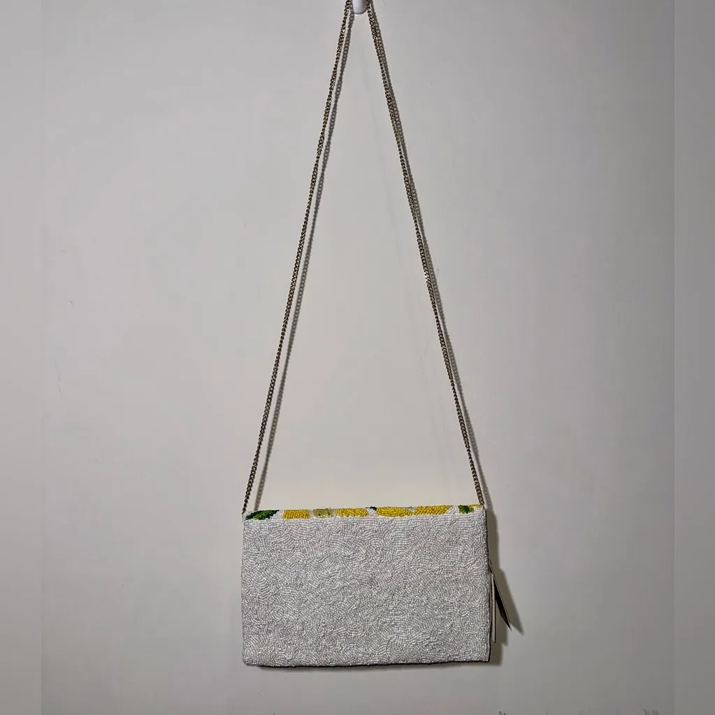 NWT ANIK KRAFT Viral Beaded Lemon Crossbody Purse - Image 5