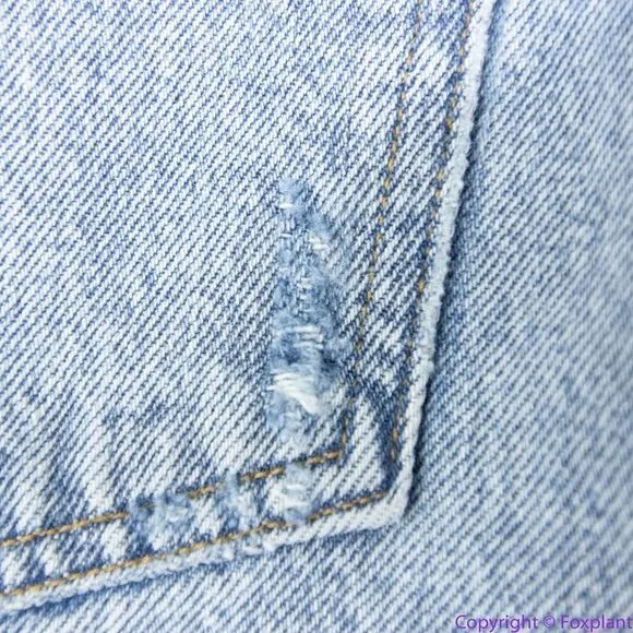 NEW‎ Agolde LANA MID RISE FULL LENGTH STRAIGHT IN FICTION, 32 - Image 12