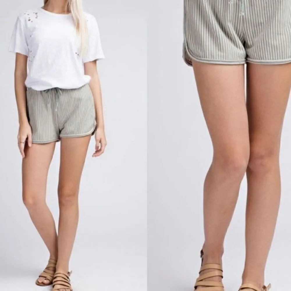 Striped ‎ Drawstring Shorts - Image 7