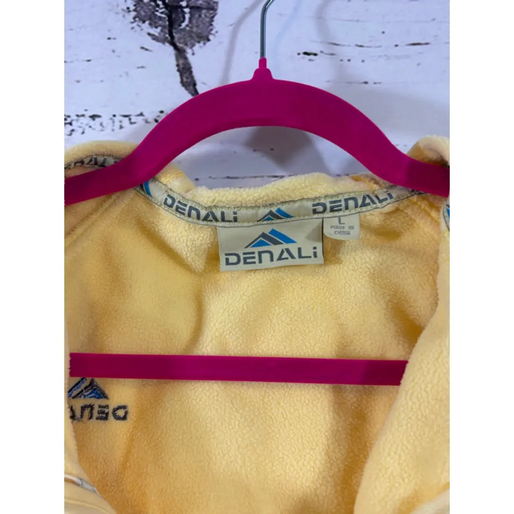 Women's Denali Yellow Full Zip Fleece Lined Jacket Size L Size L - Image 3