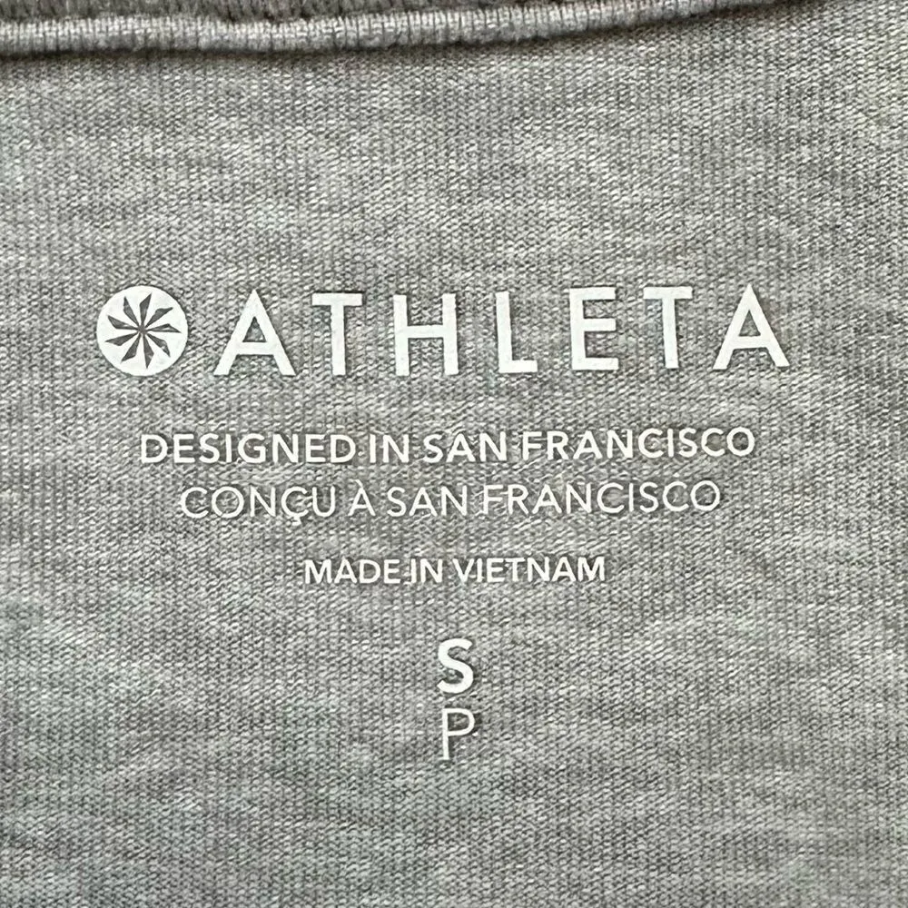 Athleta Gray Uptempo Wrap Noreweigan Hooded Cardigan Sweater - Image 12