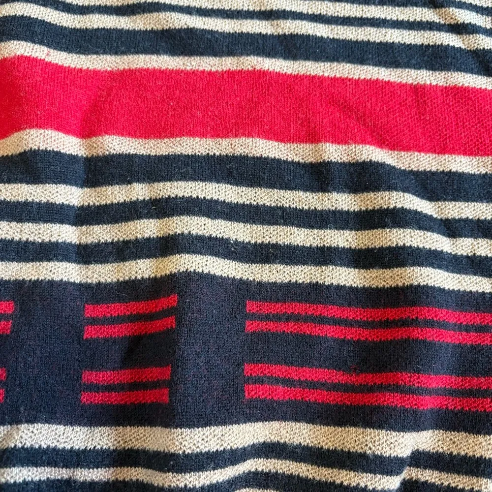 Pendleton Portland Collection Merino Wool Top Blouse Sweater Short Sleeve S Flaw - Image 7