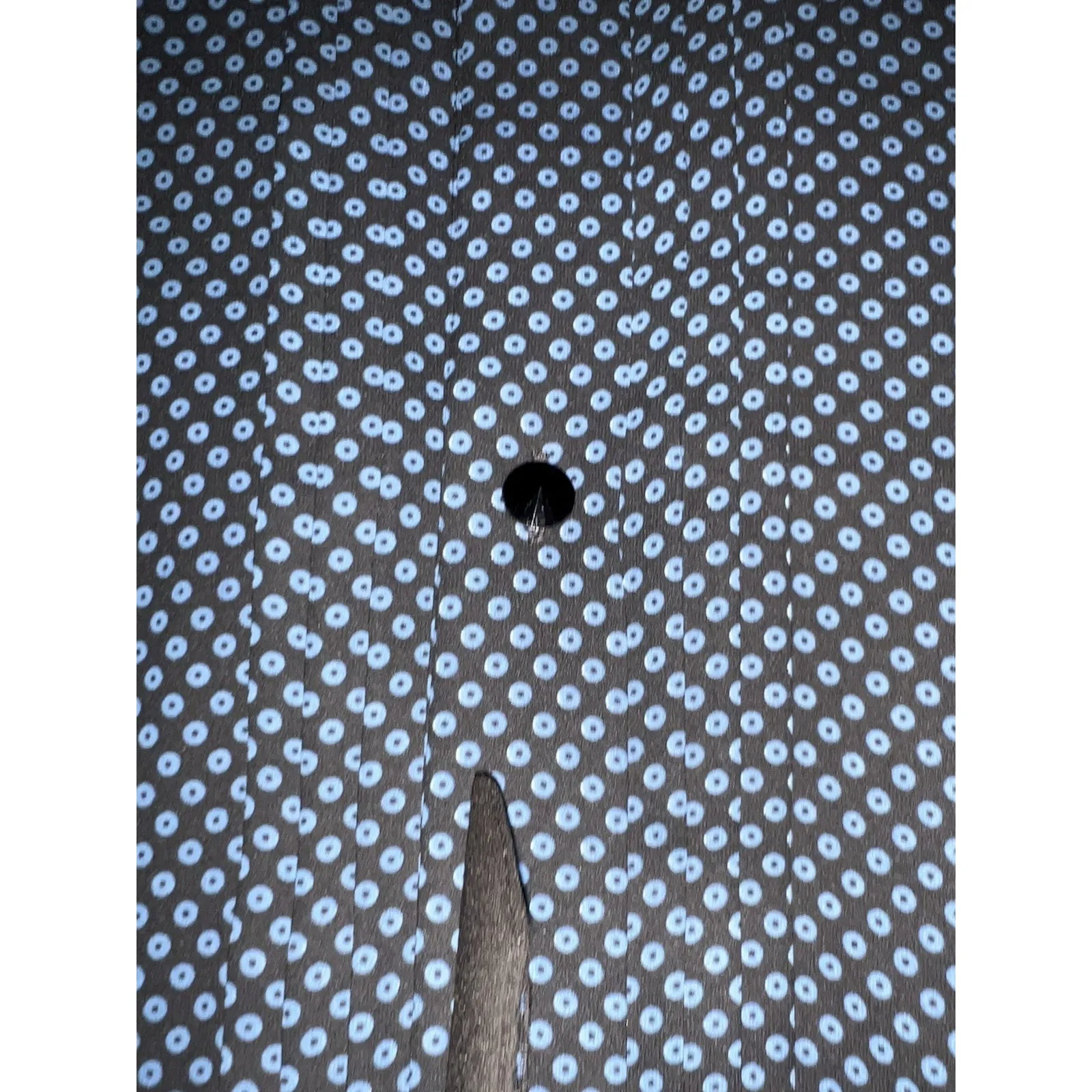 Anne Klein Blouse Blue Black‎ Pattern Size Medium Work - Image 4