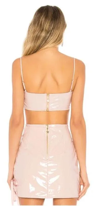 Revolve Nude Crop Top - Image 3