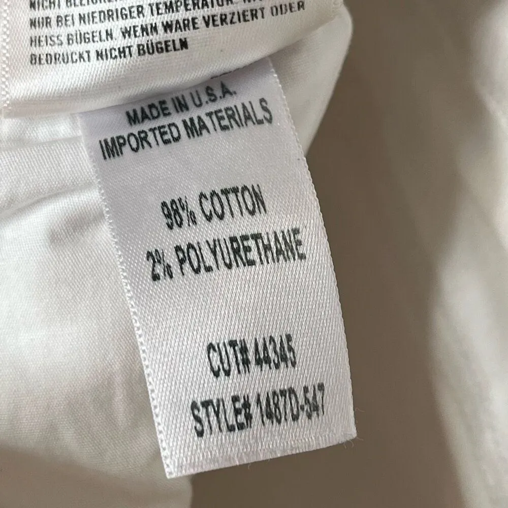 COH Citizens of Humanity Rocket Crop High Rise White Jeans Sz 28 Distressed - Image 11