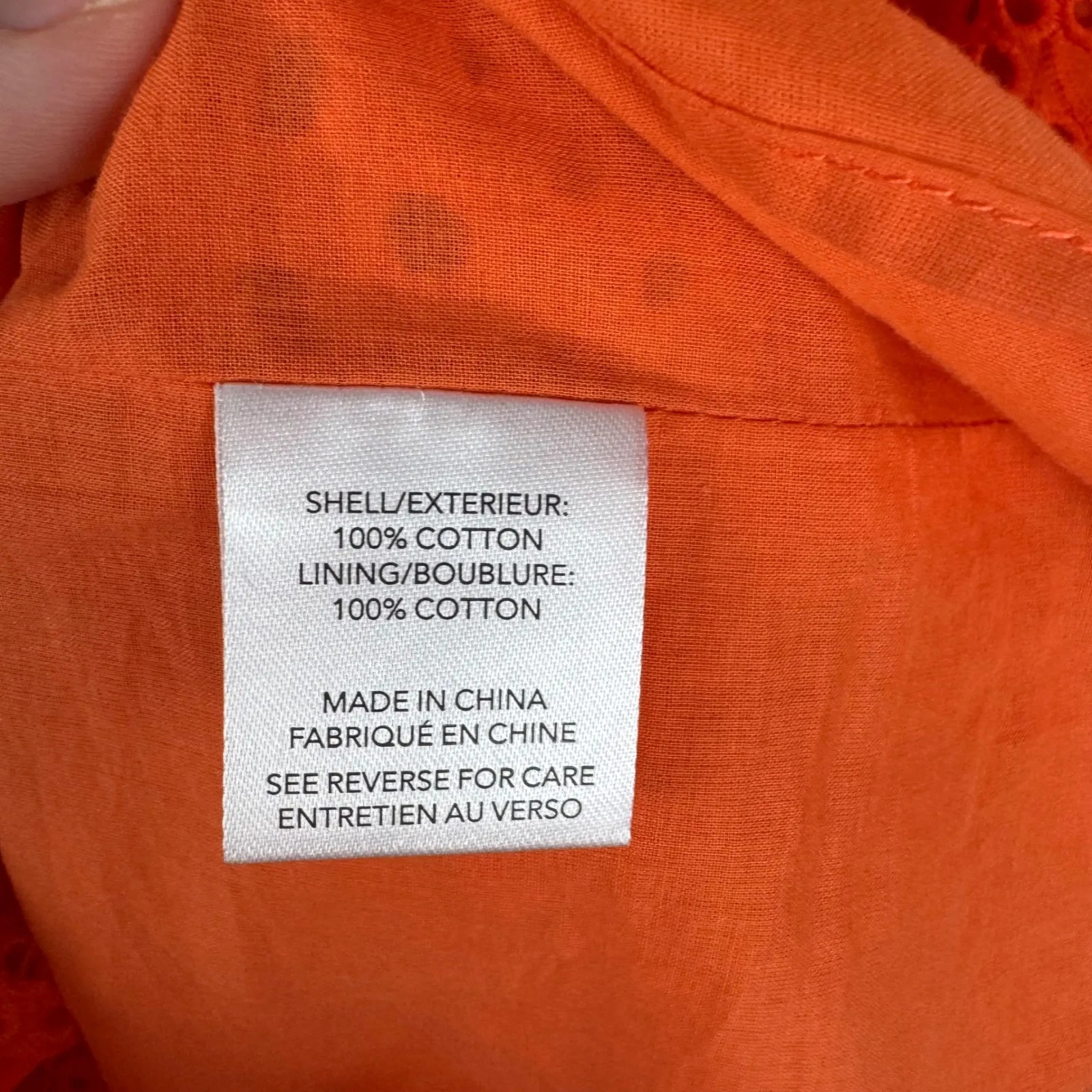 Milly Novi Eyelet Wrap Dress Sz 12 Orange Wrap Sleeveless Party Summer‎ Wedding - Image 7