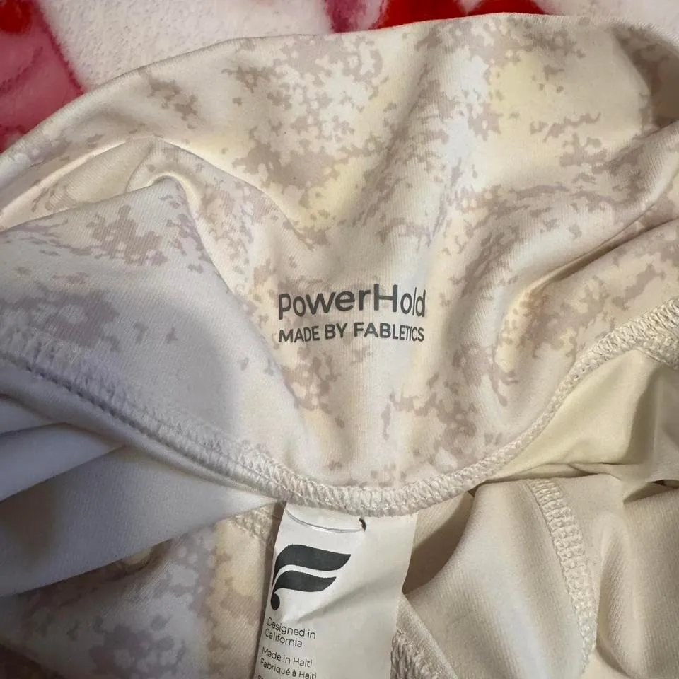 Fabletics PowerHold Leggings Camo Print XS High Waist Athleisure Workout - Image 3