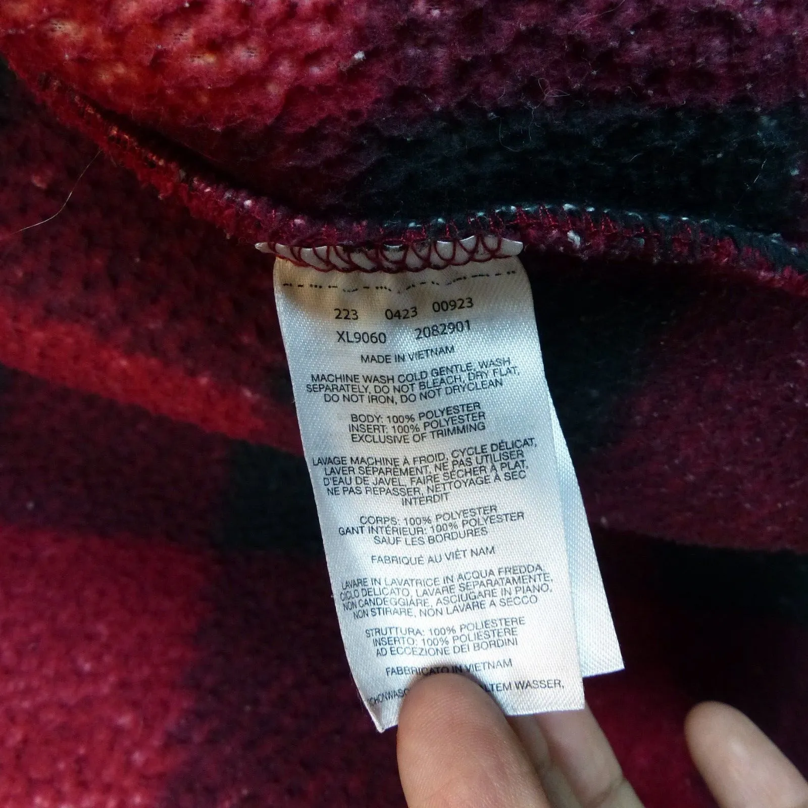 Columbia Shirt Jacket Women M Red Buffalo Plaid Checks South End Sherpa Shacket - Image 11