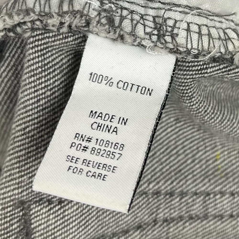 RSQ 90's Jean Size 25 High Waist Distressed Grunge Grey Black Jeans Tapered - Image 7